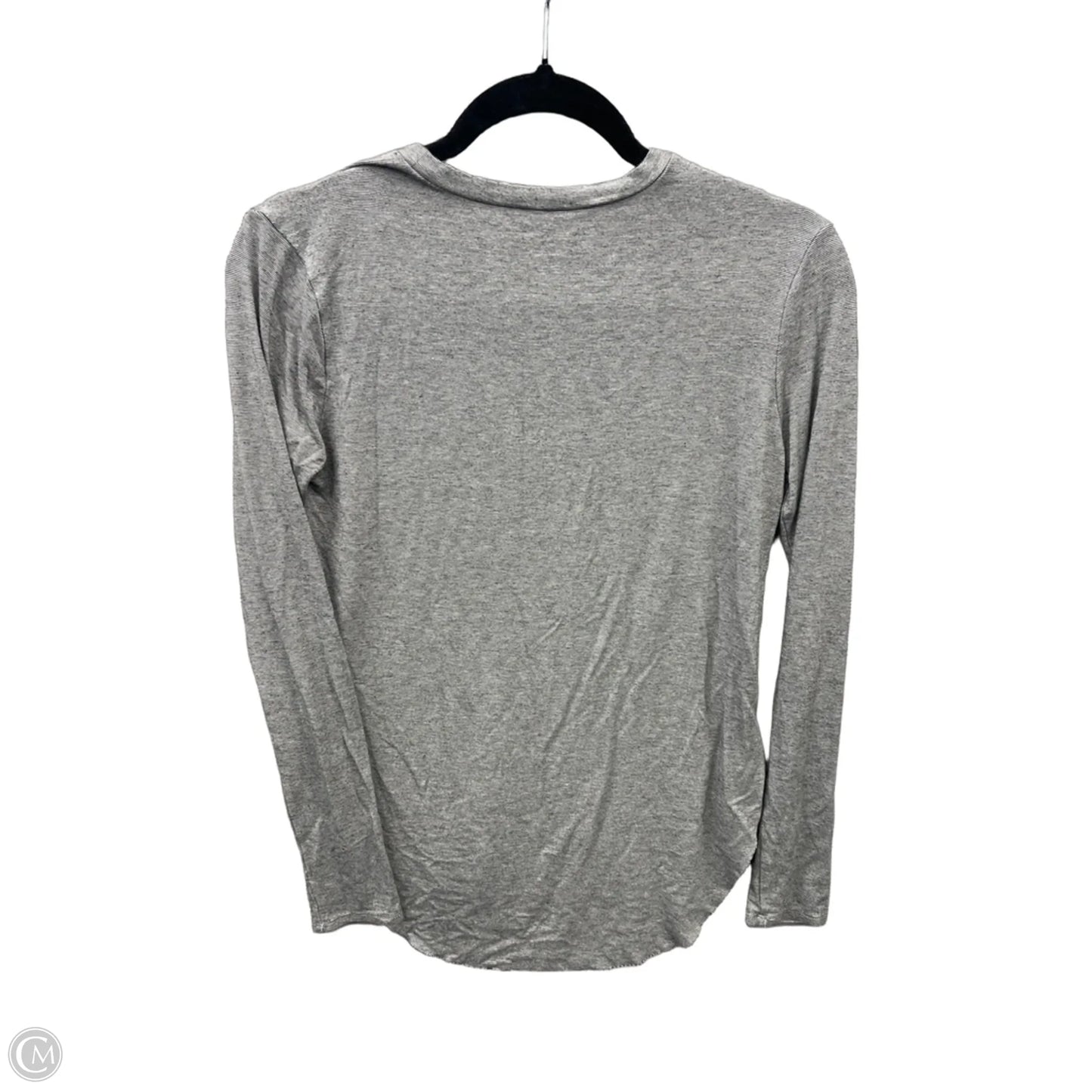 Athletic Top Long Sleeve Crewneck By Halogen In Striped Pattern, Size: Xs