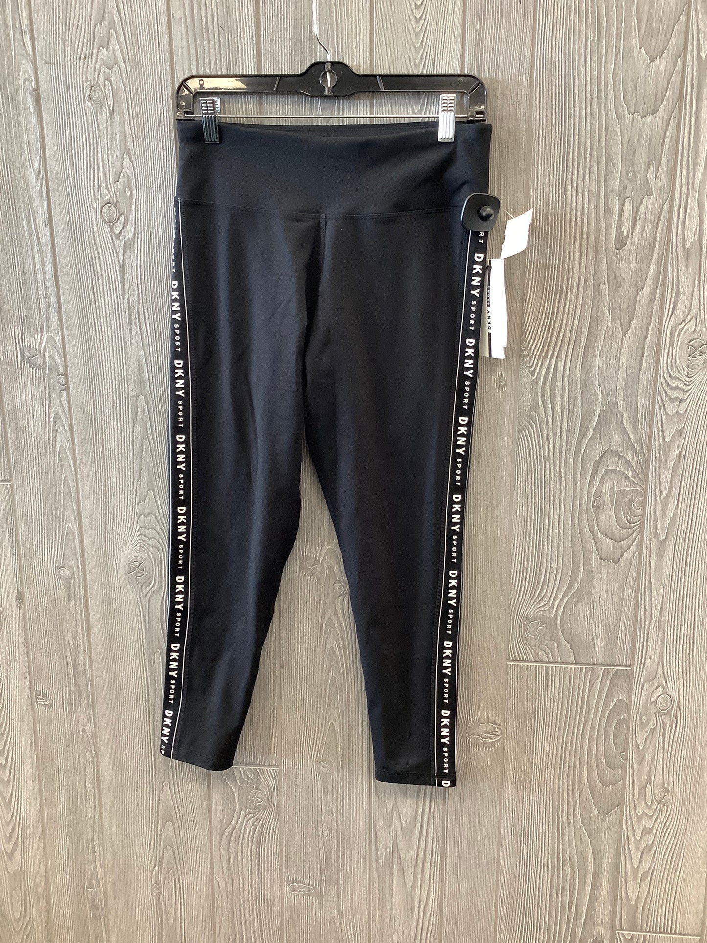 Athletic Leggings By Dkny In Black, Size: L