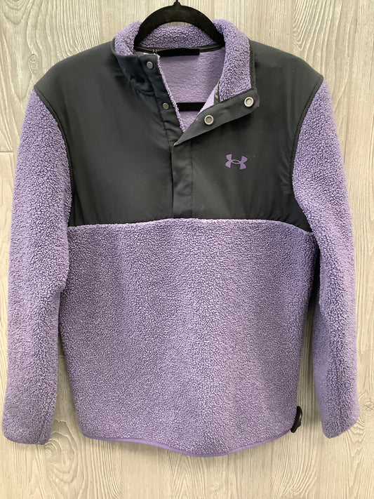 Athletic Jacket By Under Armour In Purple, Size: M