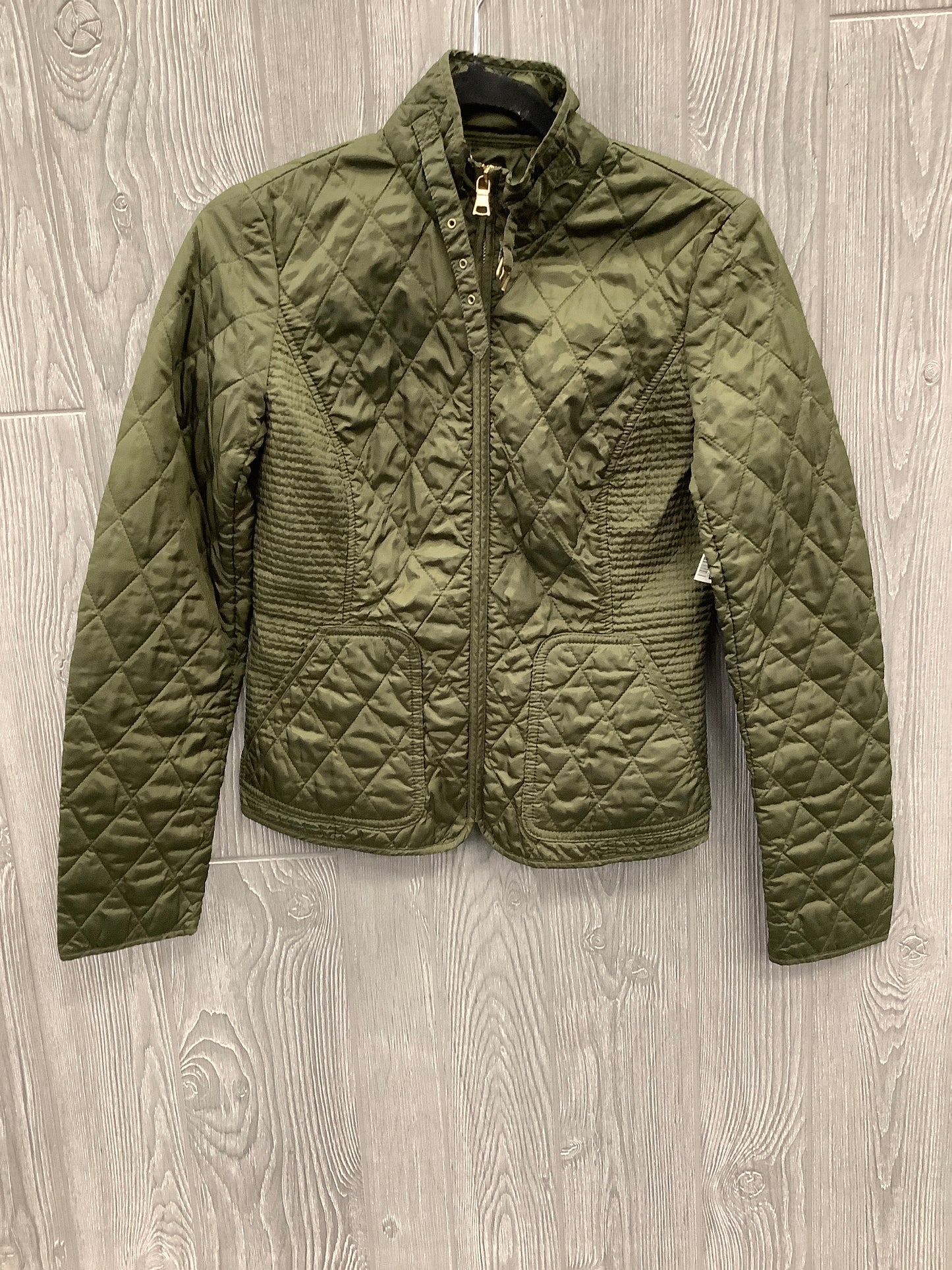 Jacket Puffer & Quilted By Banana Republic In Green, Size: Xs