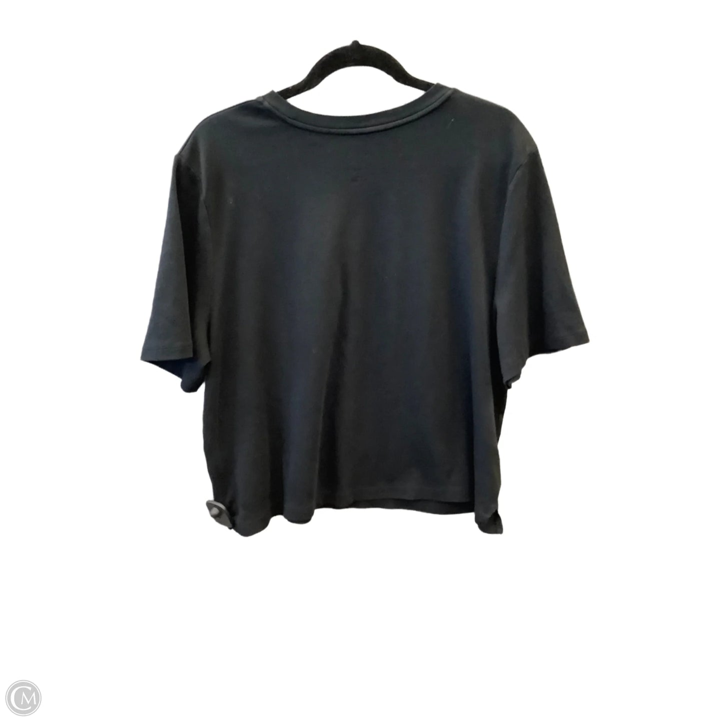 Top Short Sleeve Basic By A New Day In Black, Size: Xl