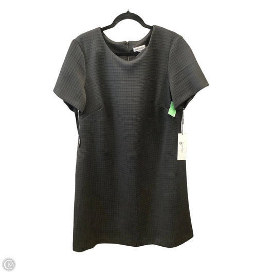 Dress Casual Midi By Calvin Klein In Black, Size: Xl