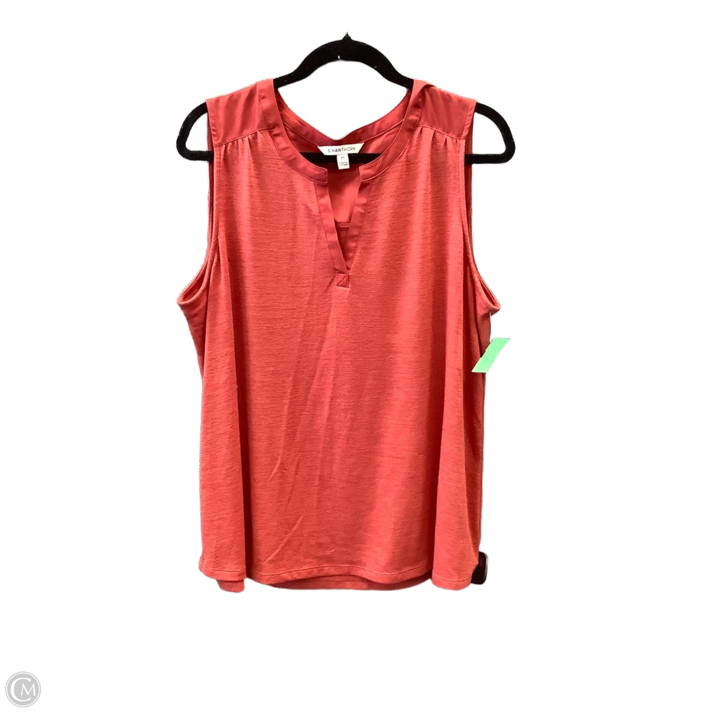Top Sleeveless By 41 Hawthorn In Orange, Size: Xxl