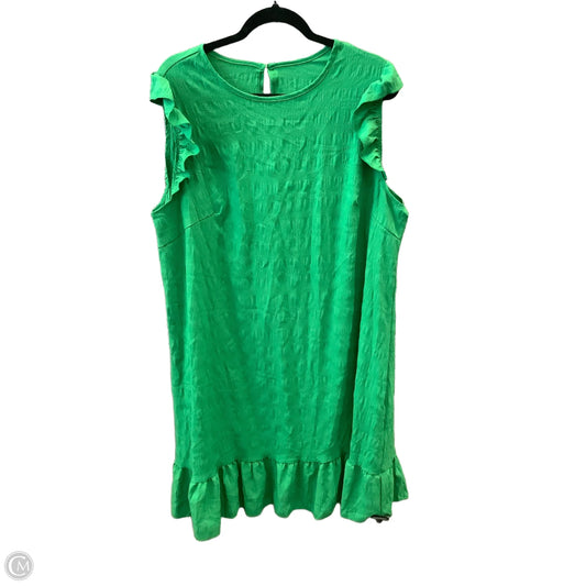 Dress Casual Midi By Shein In Green, Size: 2x