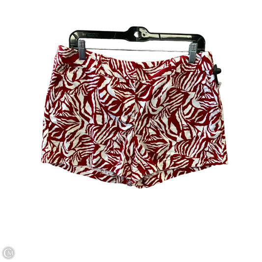 Shorts By Loft In Red & White, Size: 10