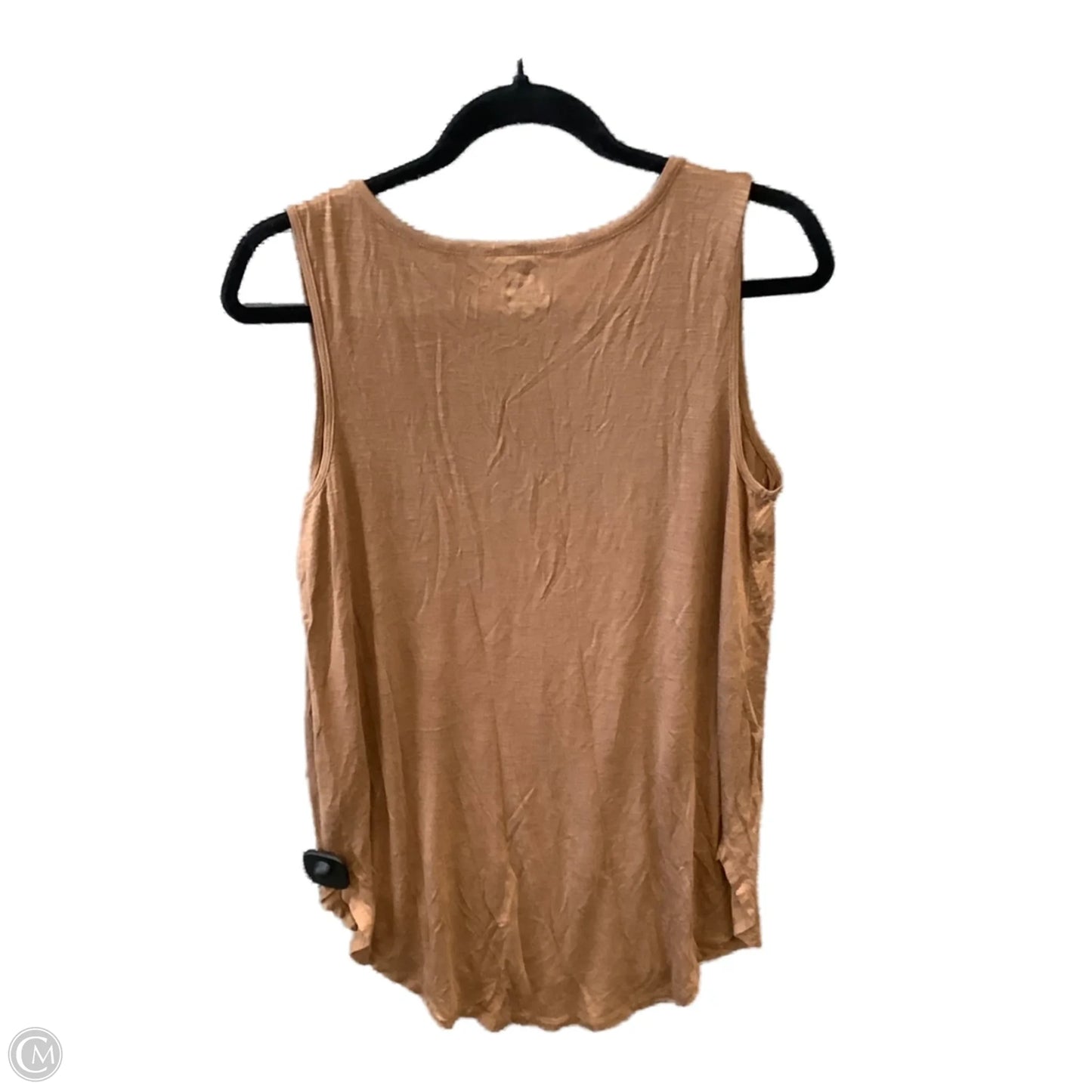 Top Sleeveless By Maurices In Tan, Size: M