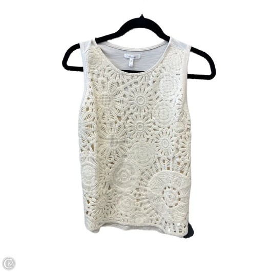 Top Sleeveless By Maurices In Cream, Size: S