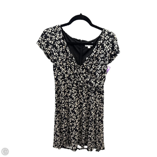 Dress Casual Midi By Loft In Black & White, Size: 2