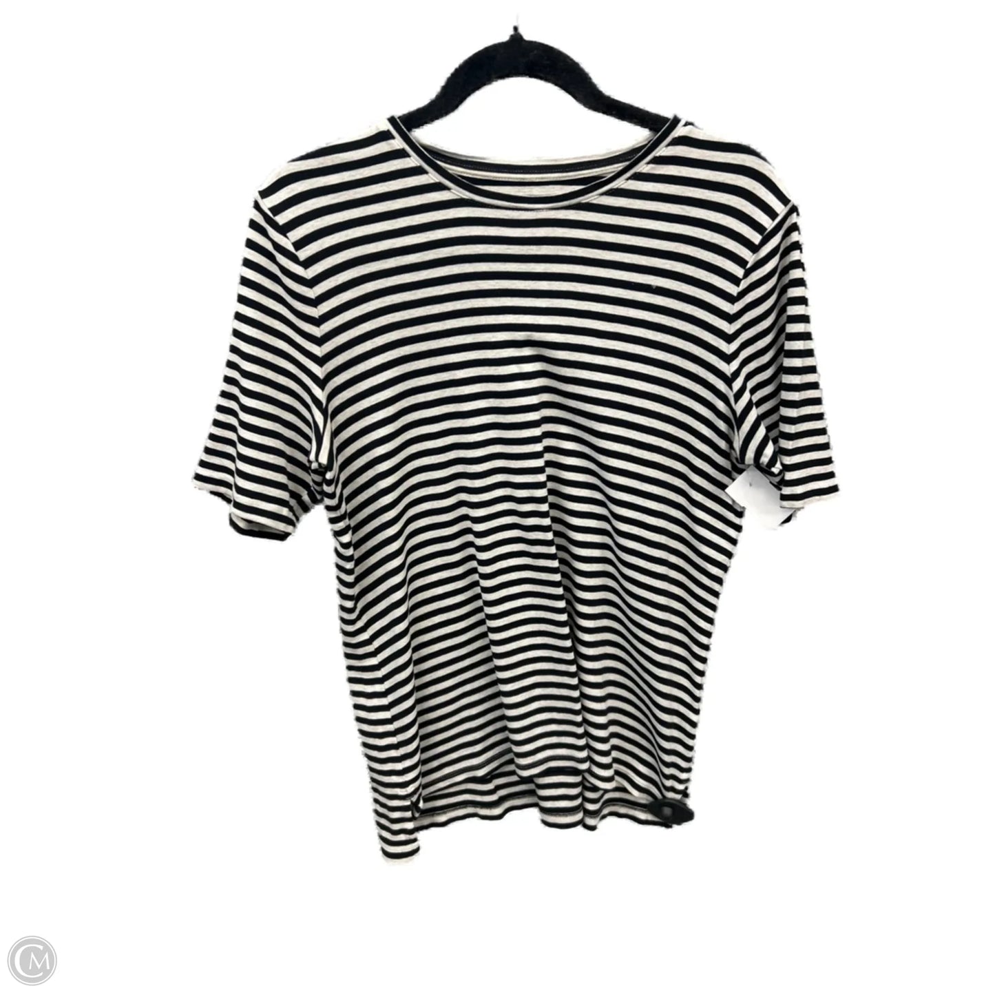 Top Short Sleeve By J. Jill In Striped Pattern, Size: M