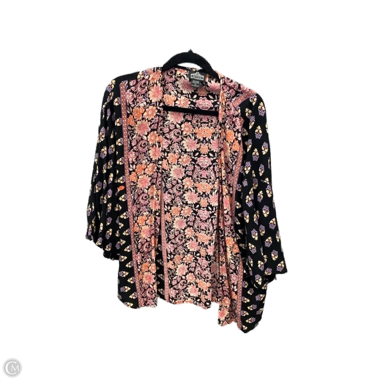 Kimono By Angie In Floral Print, Size: L