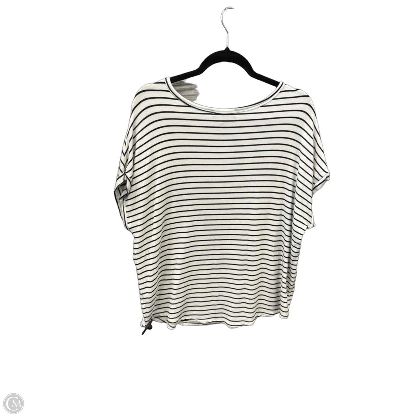 Top Short Sleeve By Buffalo David Bitton In Striped Pattern, Size: L