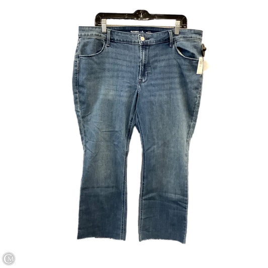 Jeans Boot Cut By Old Navy In Blue Denim, Size: 16
