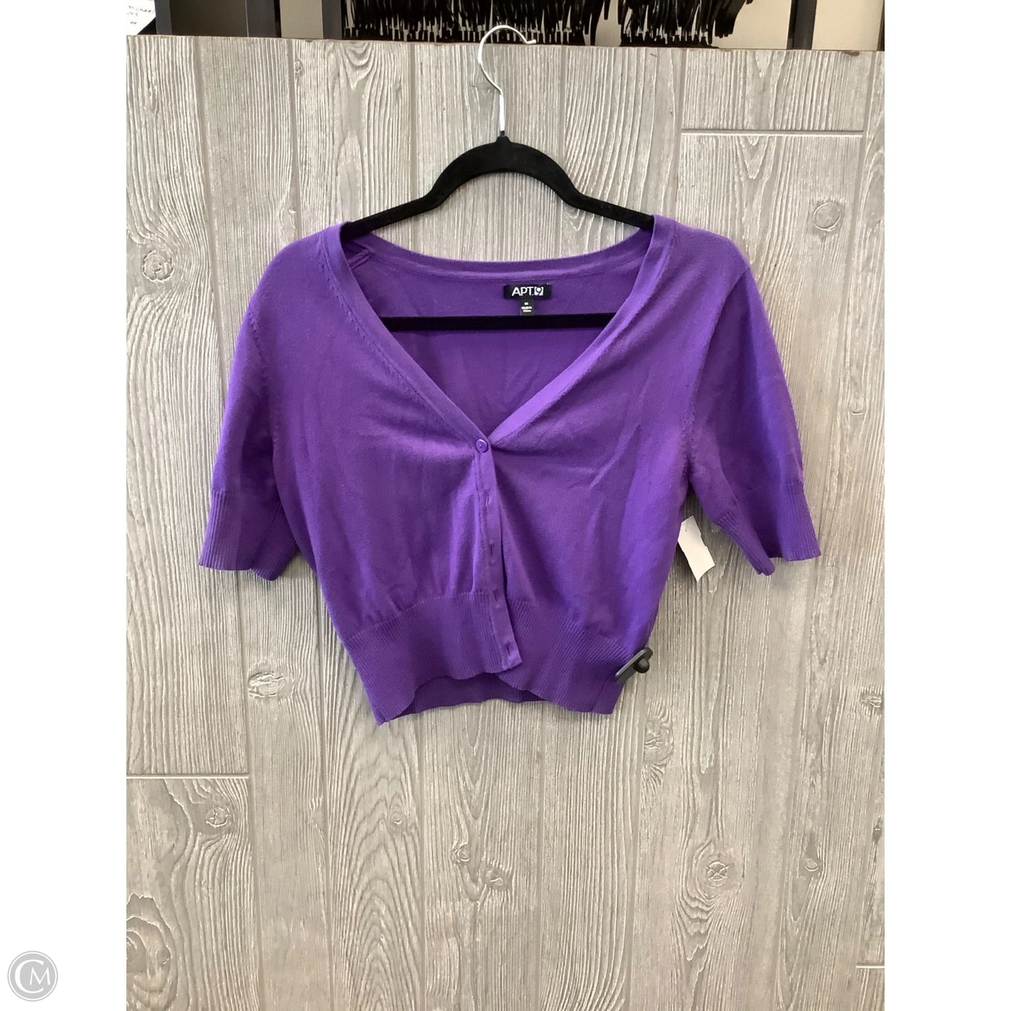 Sweater By Apt 9 In Purple, Size: M