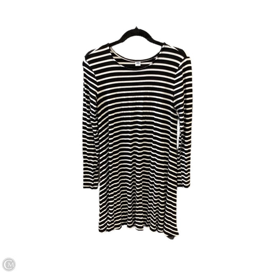 Dress Casual Midi By Old Navy In Striped Pattern, Size: S