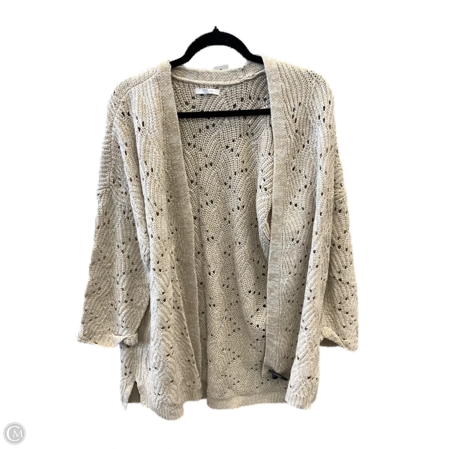 Sweater Cardigan By Maurices In Beige, Size: 1x