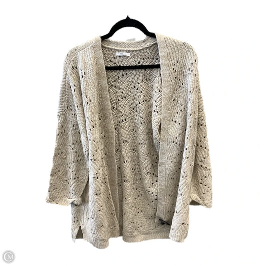 Sweater Cardigan By Maurices In Beige, Size: 1x
