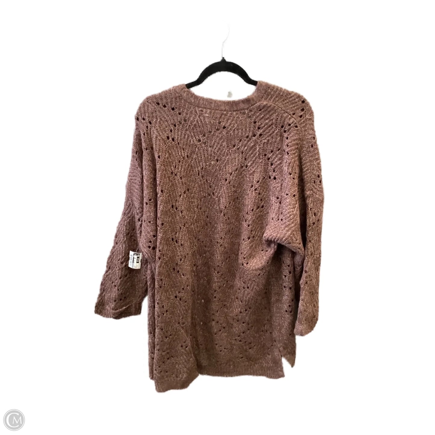 Sweater Cardigan By Maurices In Brown, Size: 1x