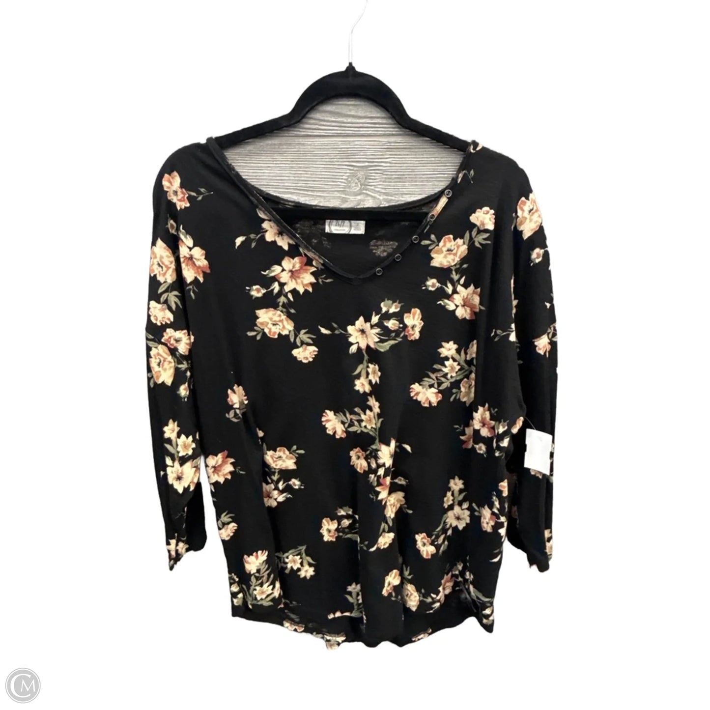 Top Long Sleeve By Maurices In Black, Size: 2x