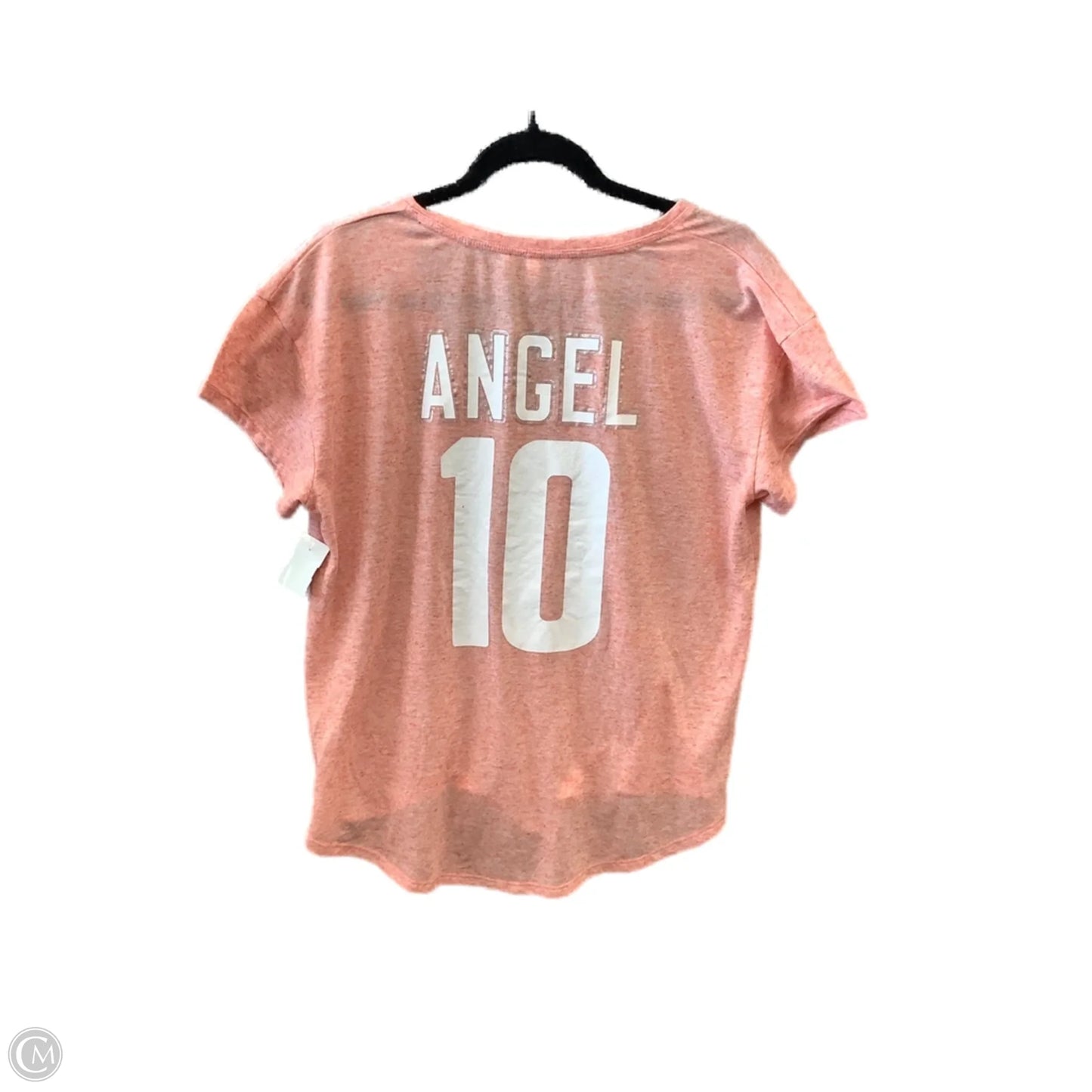 Top Short Sleeve By Victorias Secret In Orange, Size: L