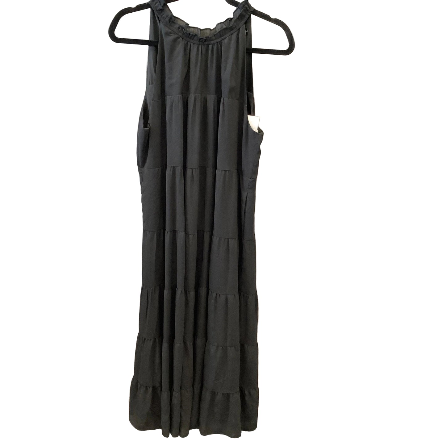Dress Casual Maxi By Clothes Mentor In Black, Size: L