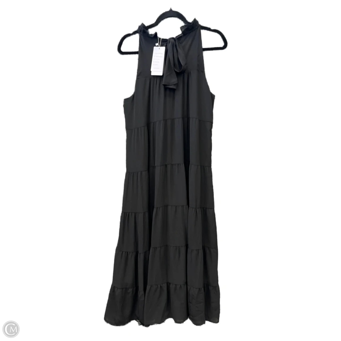 Dress Casual Maxi By Clothes Mentor In Black, Size: L