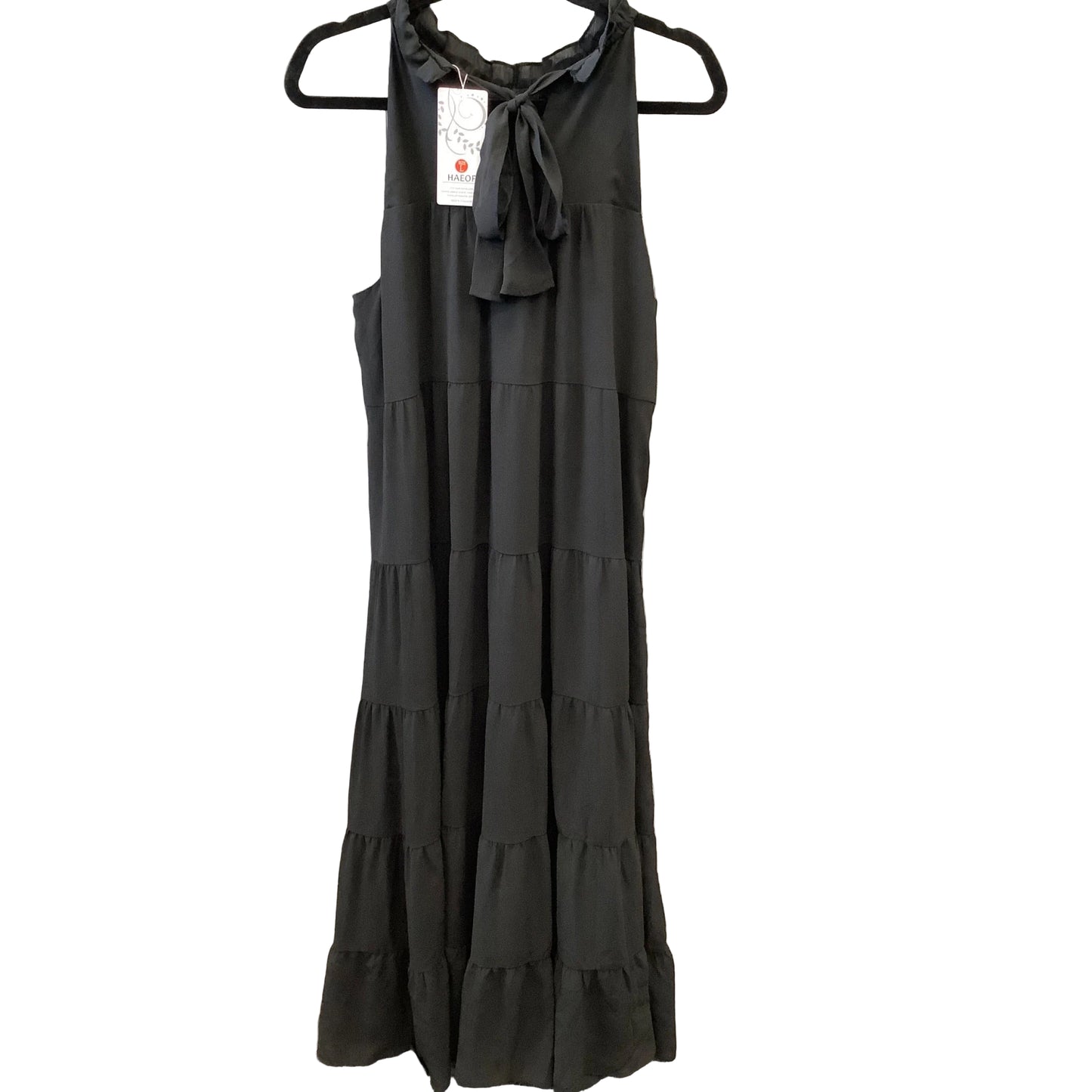 Dress Casual Maxi By Clothes Mentor In Black, Size: L