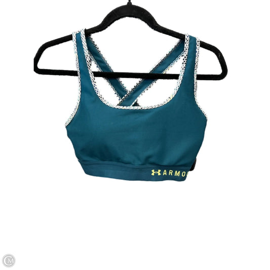 Athletic Bra By Under Armour In Green, Size: L