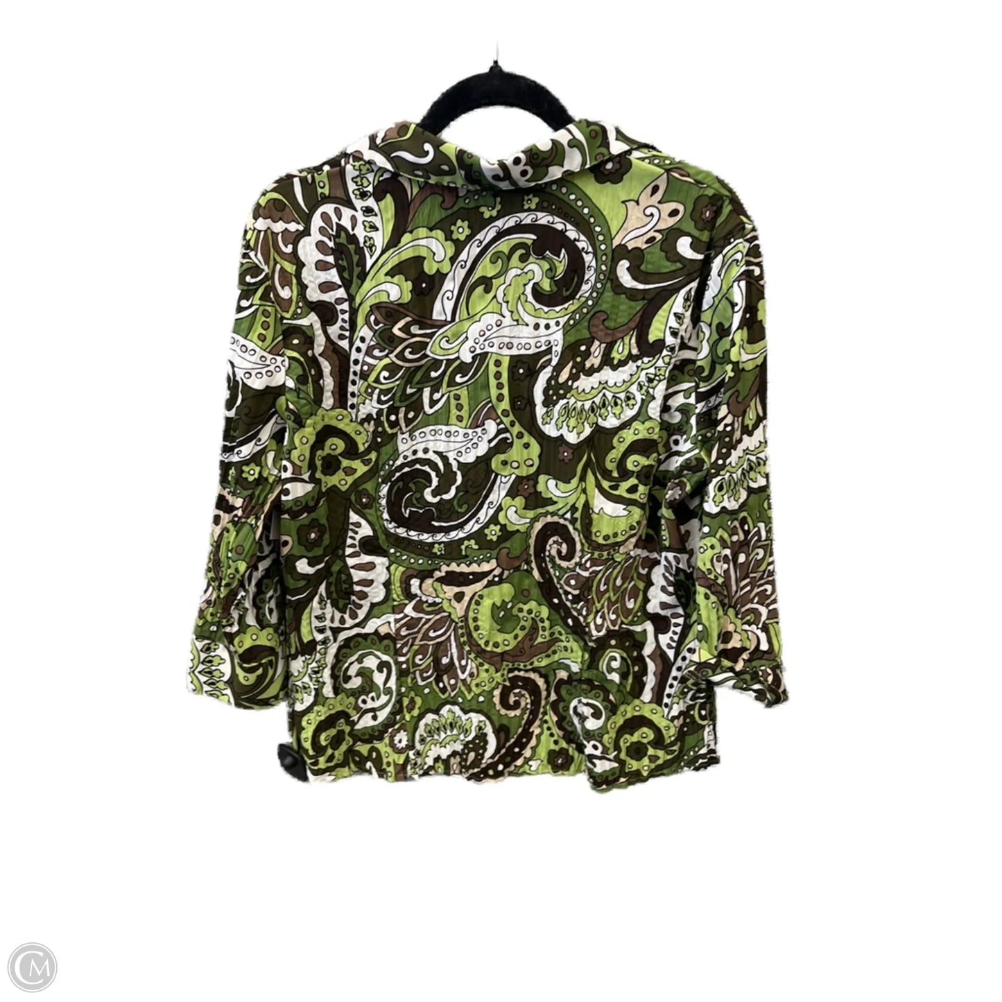 Top Long Sleeve By Apt 9 In Multi-colored, Size: L