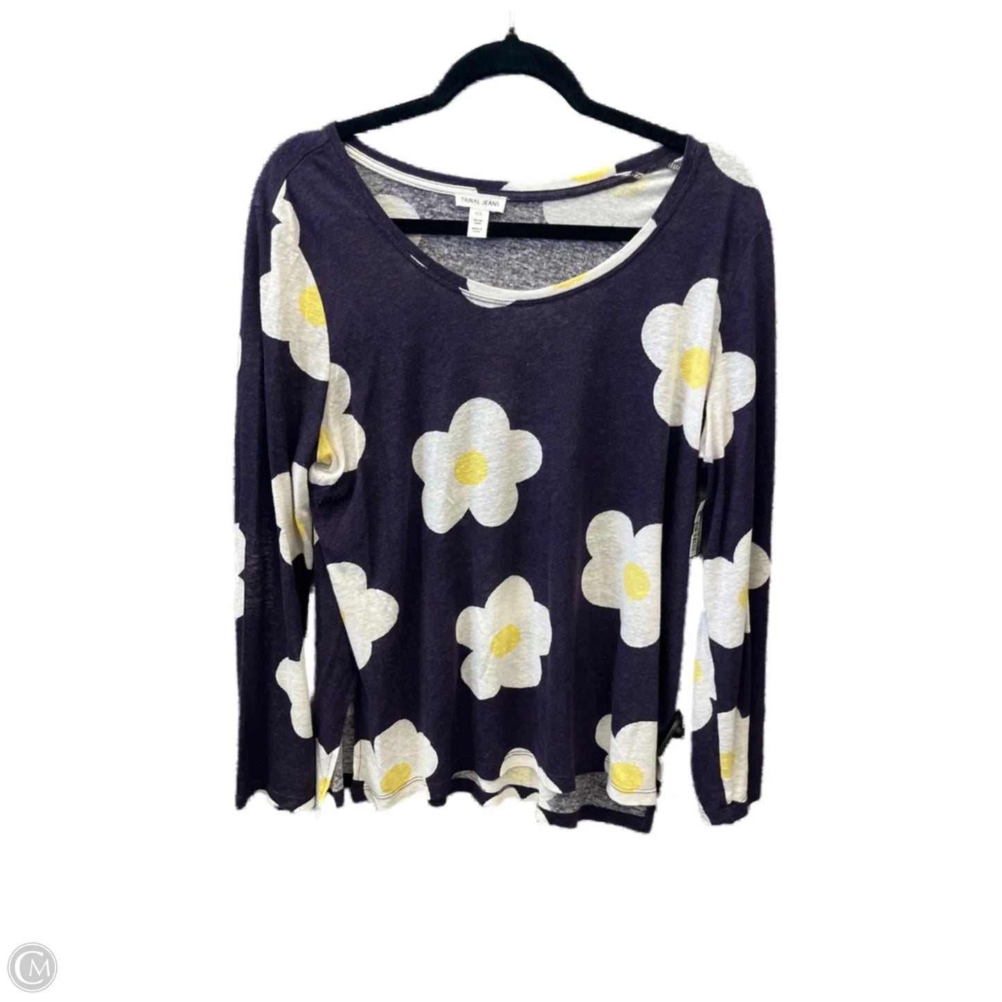 Top Long Sleeve By Clothes Mentor In Blue, Size: L