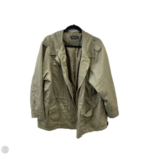 Jacket Utility By New Look In Green, Size: 3x