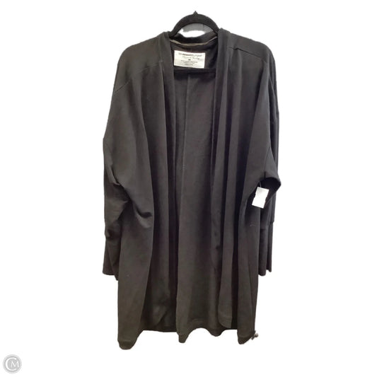 Cardigan By Sweater Project In Black, Size: 3x