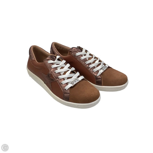 Shoes Sneakers By Clothes Mentor In Brown, Size: 8.5