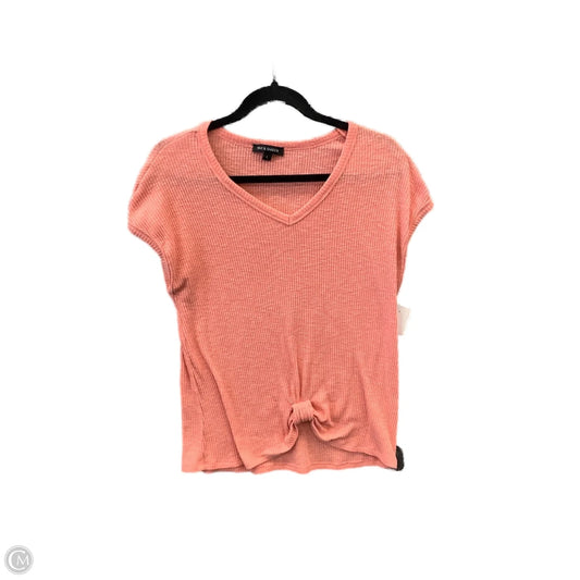 Top Short Sleeve By Clothes Mentor In Orange, Size: L