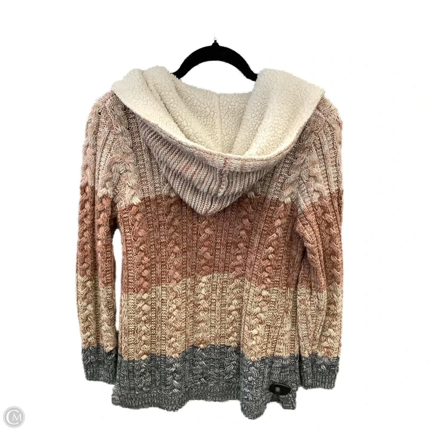 Sweater Cardigan By Clothes Mentor In Multi-colored, Size: M