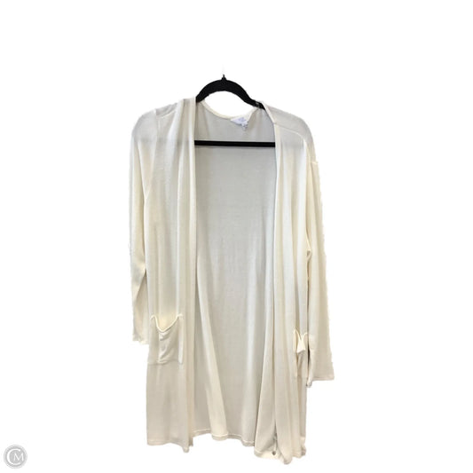 Cardigan By Time And Tru In White, Size: L