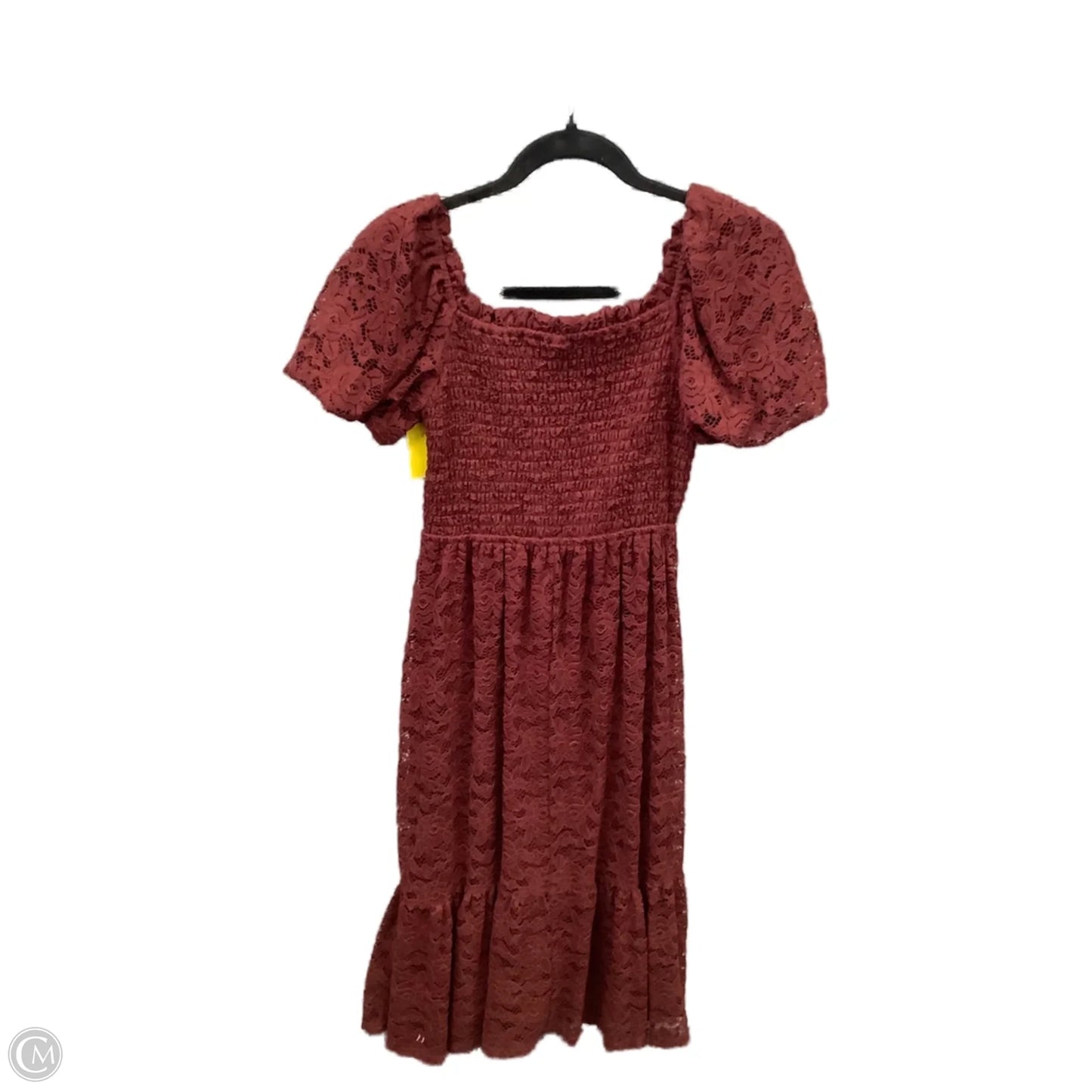Dress Casual Midi By Lc Lauren Conrad In Red, Size: Xs