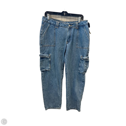 Jeans Straight By Shein In Blue Denim, Size: 12
