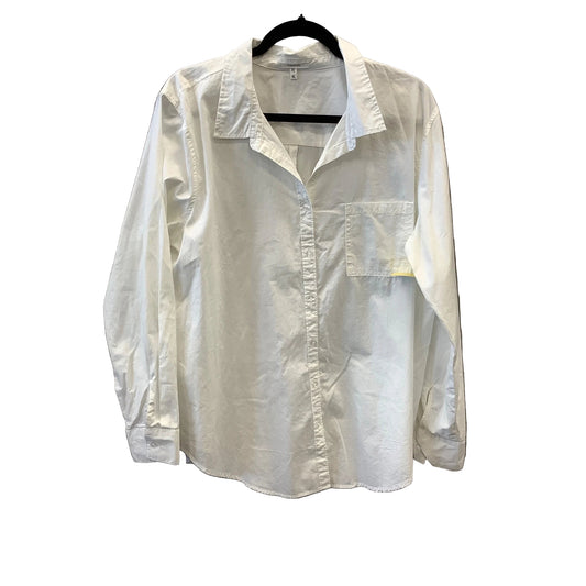 Top Long Sleeve Basic By Maurices In White, Size: Xl