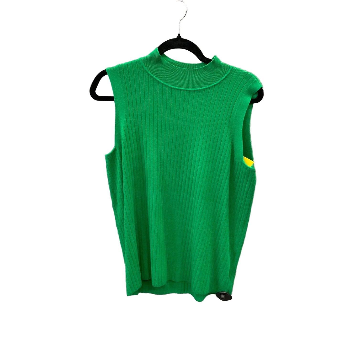 Top Sleeveless By Talbots In Green, Size: 1x