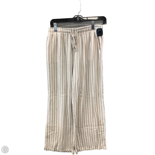 Pants Linen By Clothes Mentor In Striped Pattern, Size: 12