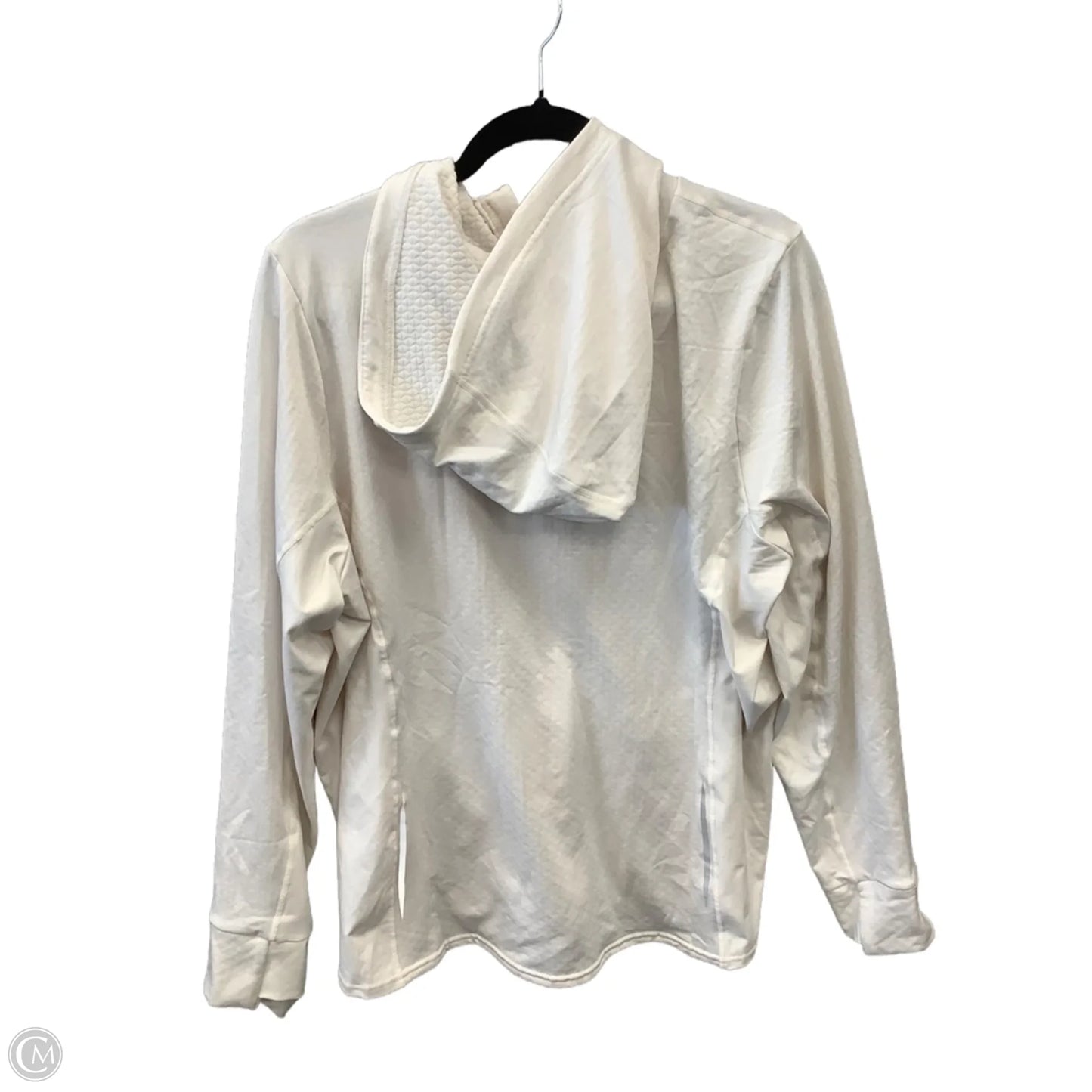 Athletic Jacket By Fabletics In White, Size: 2x