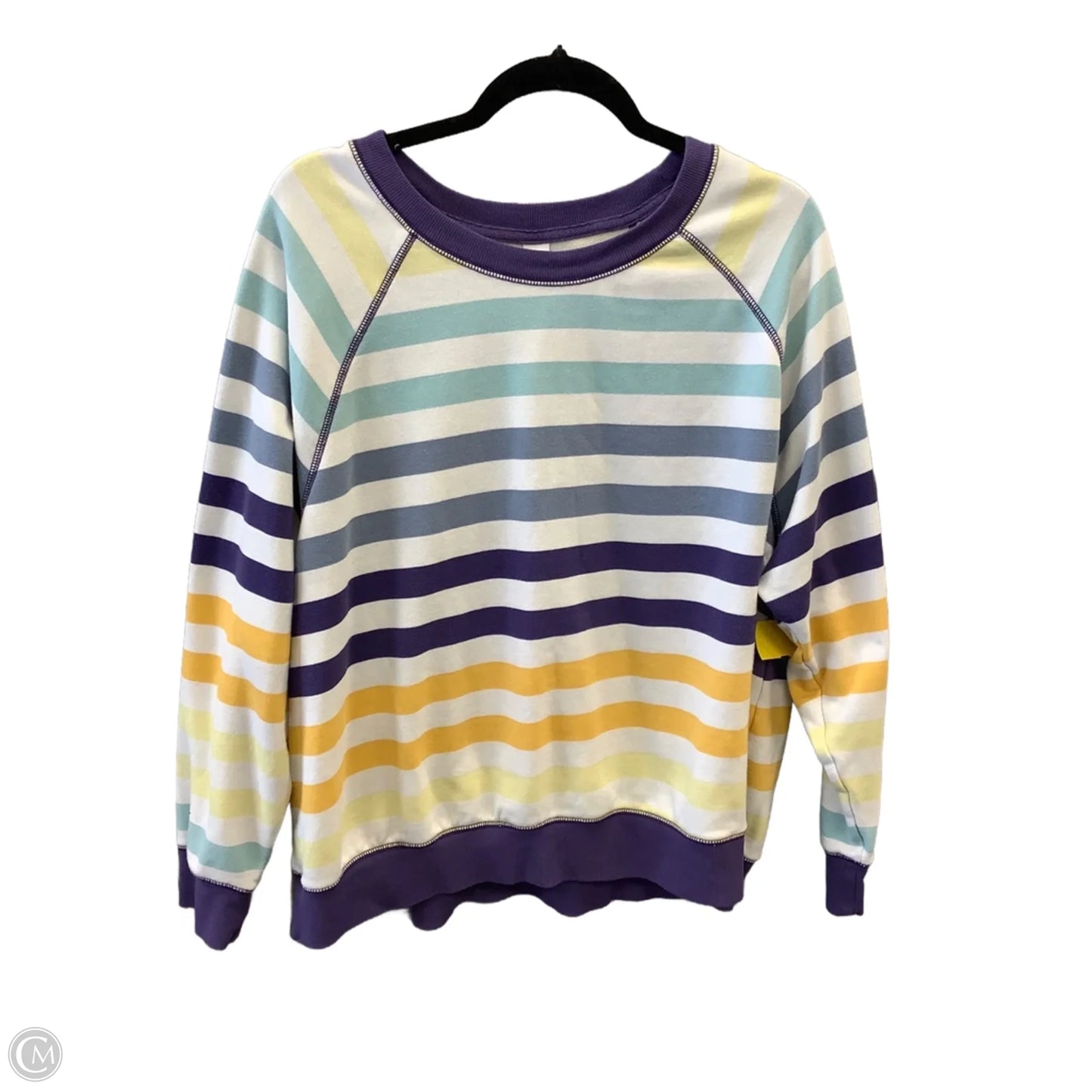 Top Long Sleeve By Old Navy In Striped Pattern, Size: Xxl