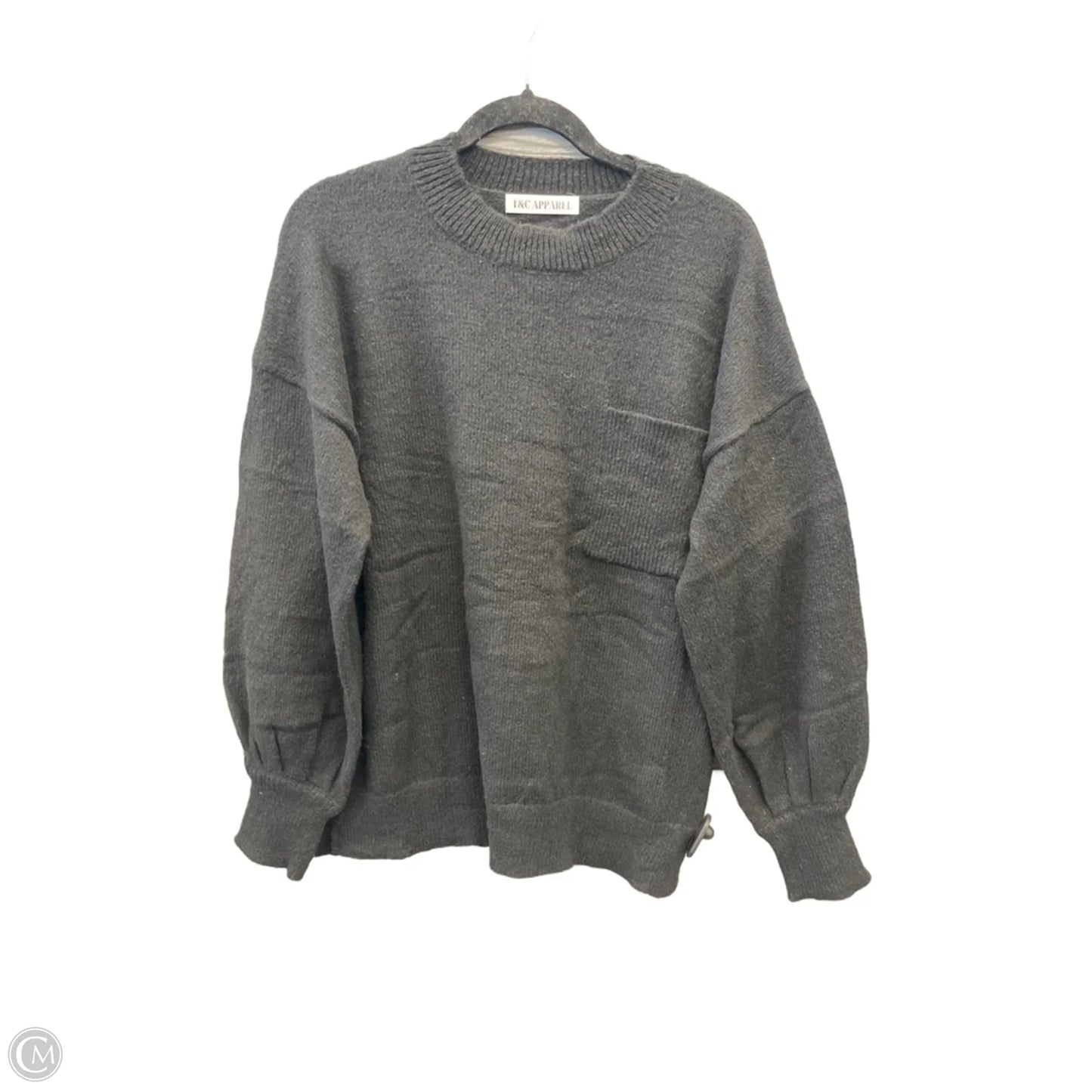 Sweater By Clothes Mentor In Black, Size: L