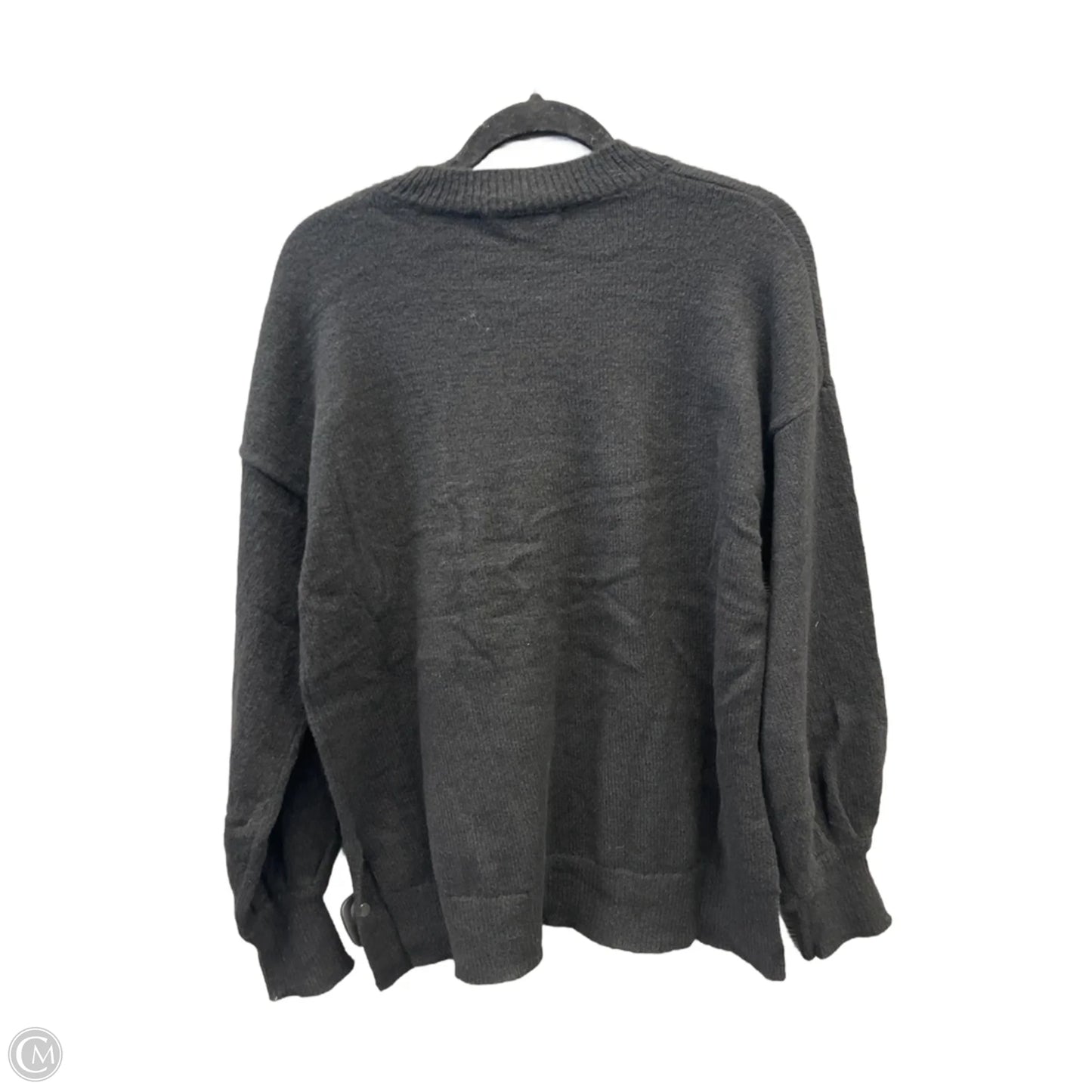 Sweater By Clothes Mentor In Black, Size: L
