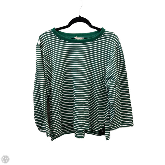 Top Long Sleeve By New In In Striped Pattern, Size: M