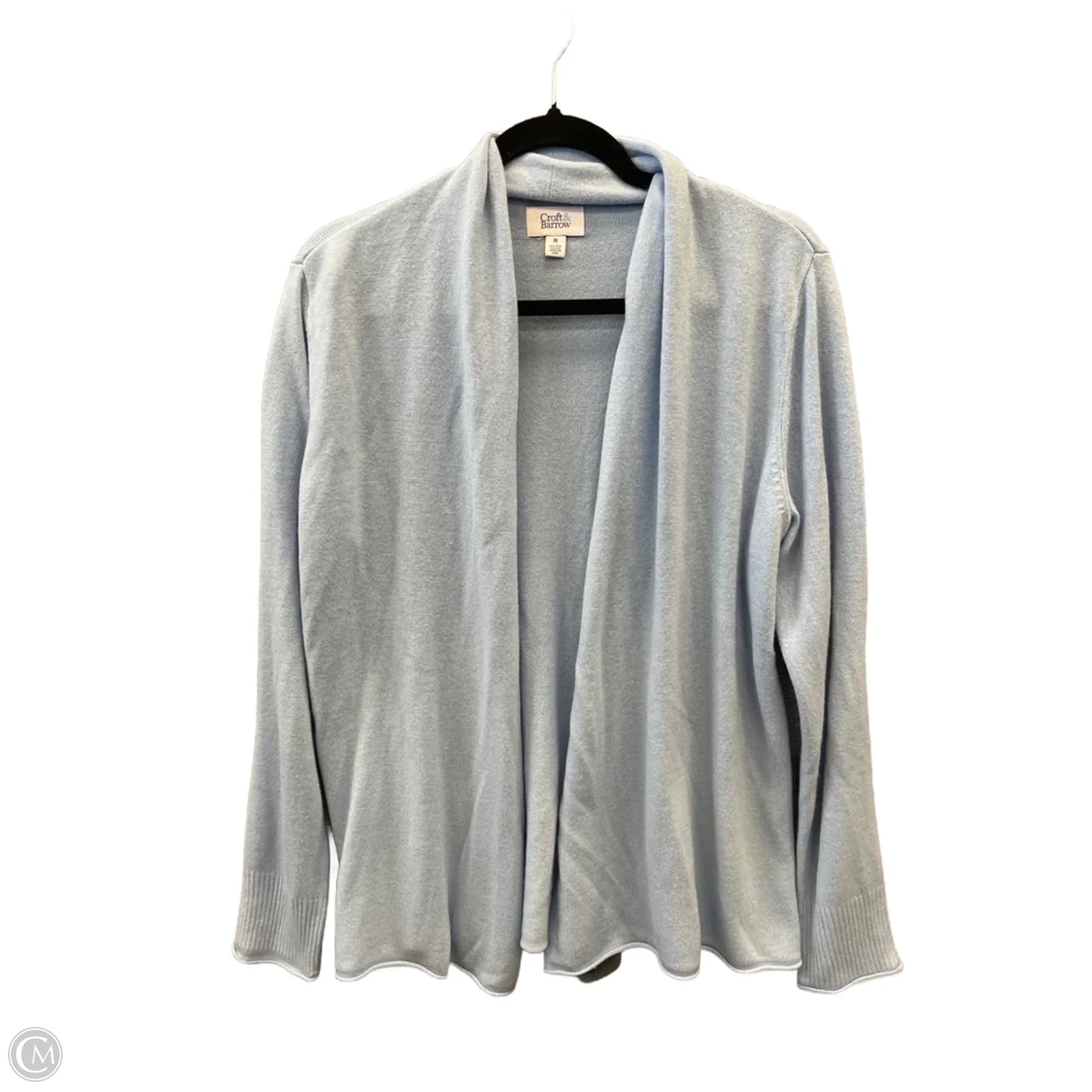 Sweater Cardigan By Croft And Barrow In Blue, Size: M