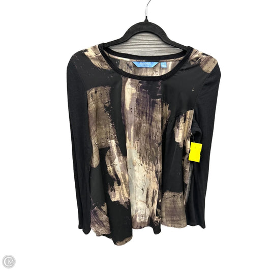 Top Long Sleeve By Simply Vera In Multi-colored, Size: M