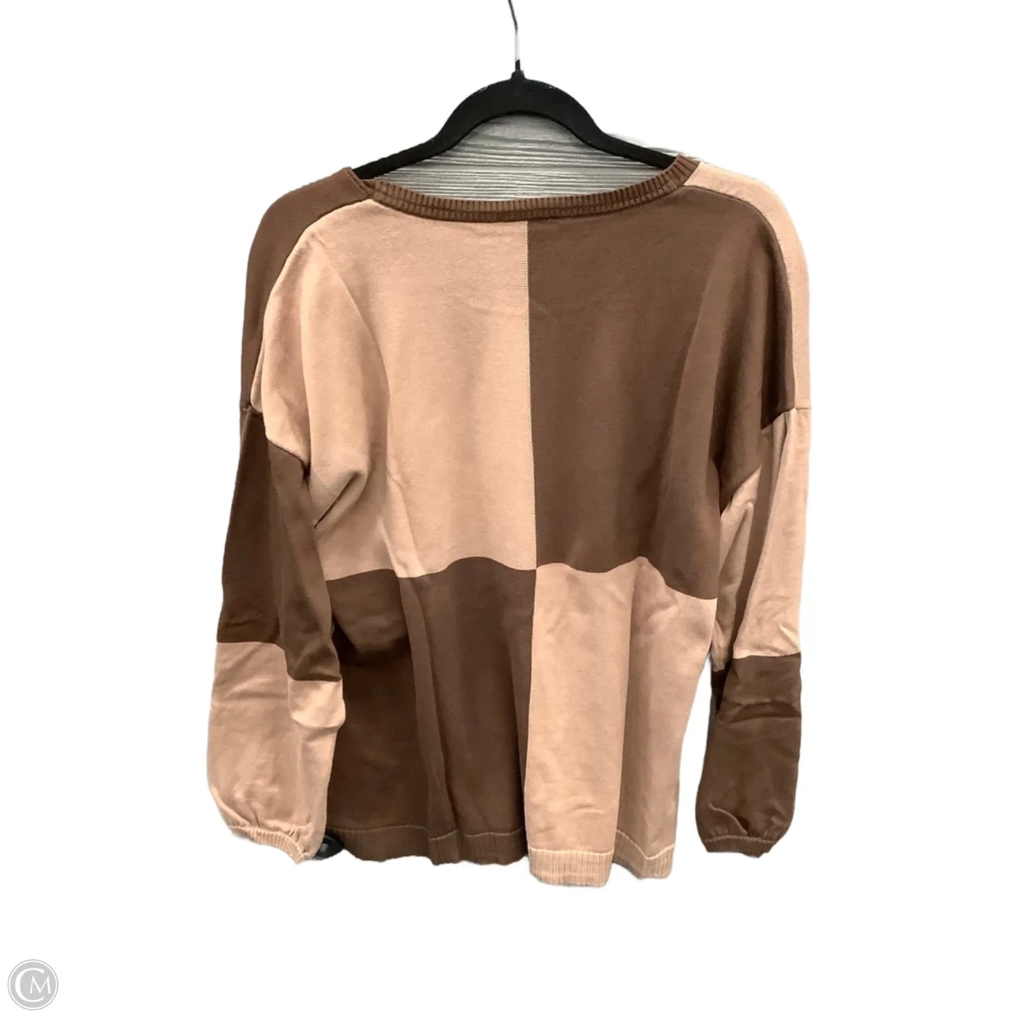 Sweater By Belle By Kim Gravel In Brown, Size: L