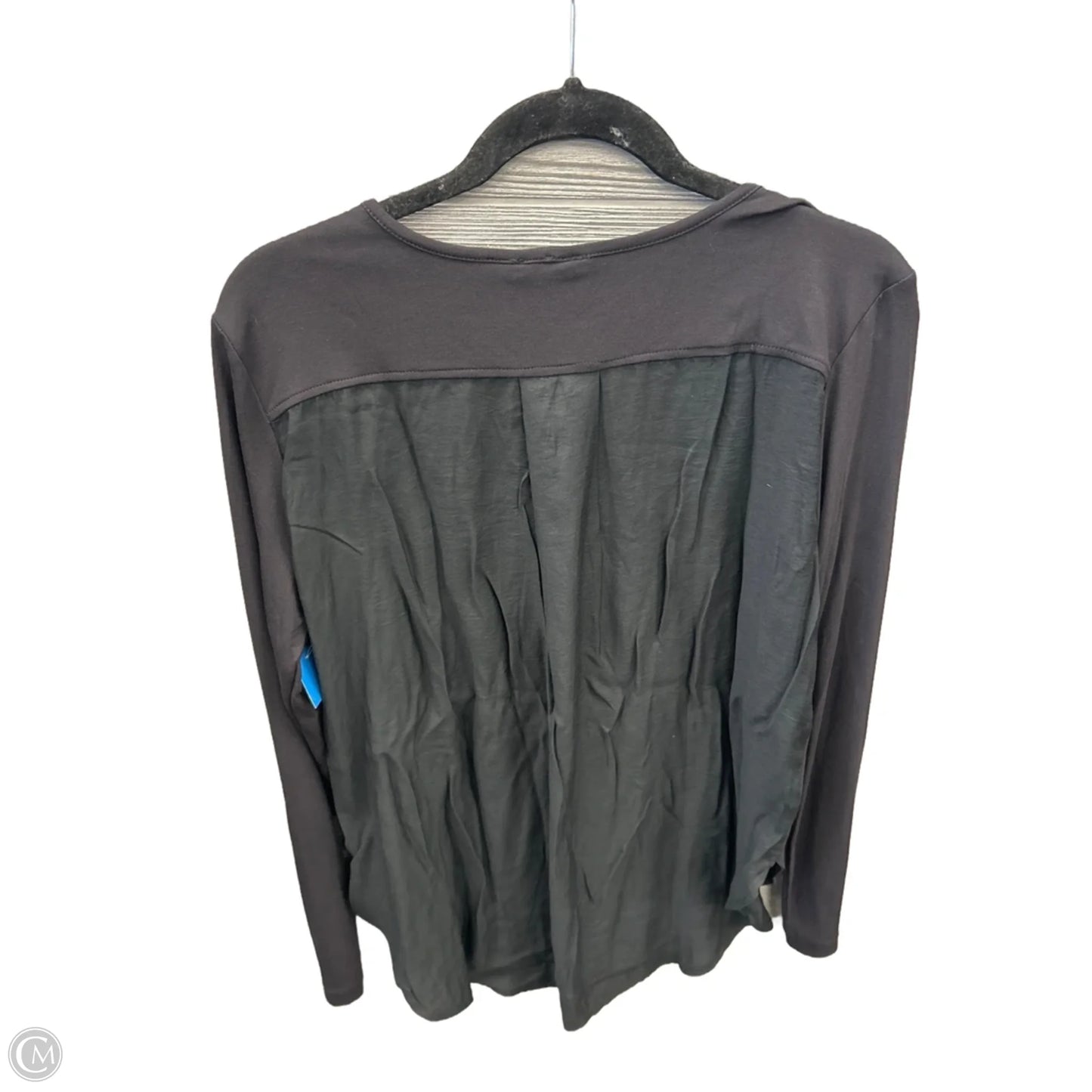 Top Long Sleeve Basic By Ann Taylor In Black, Size: M