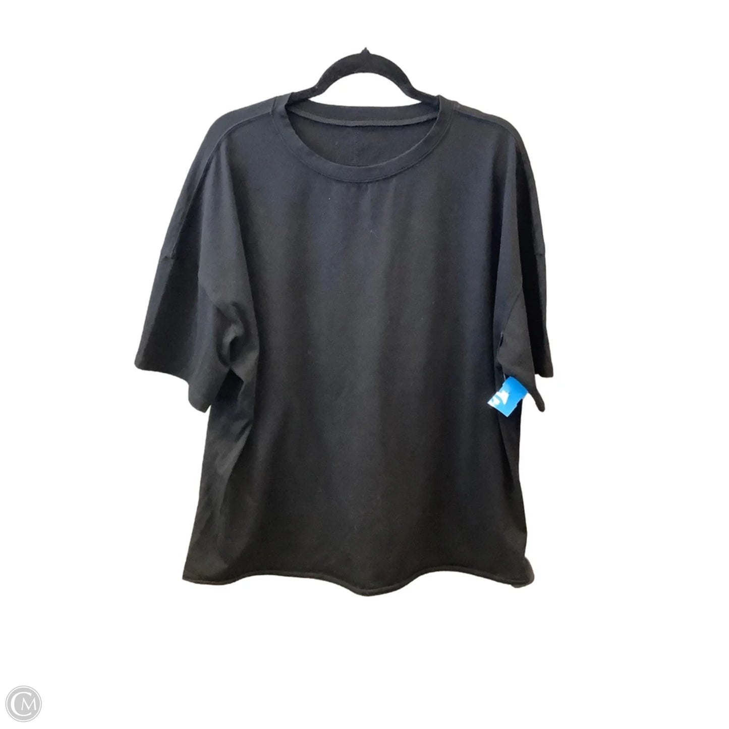 Top Short Sleeve Basic By Clothes Mentor In Black, Size: 2x